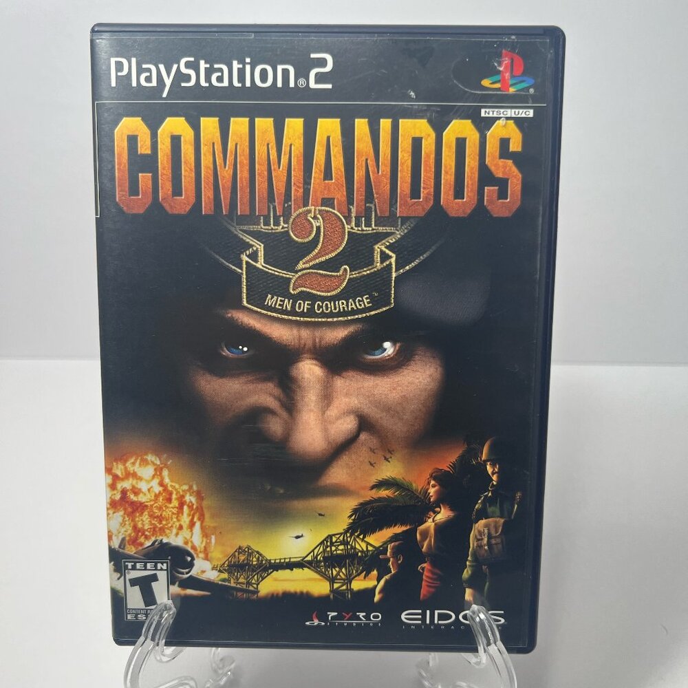 Commandos 2 Men of Courage (Sony PlayStation 2 PS2 2002) Complete w/ Manual
